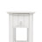 Monaco - Chairside Table - Blanc Finish