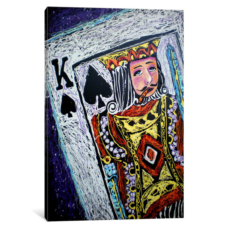 King Spades by Rock Demarco - Wrapped Canvas Print, 66.04 cm H x 45.72 cm W x 1.91 cm D