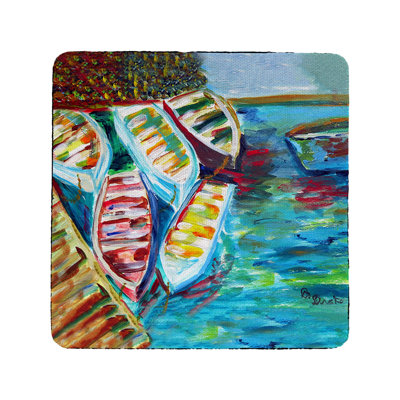 Silicone Square 4 Piece Coaster Set