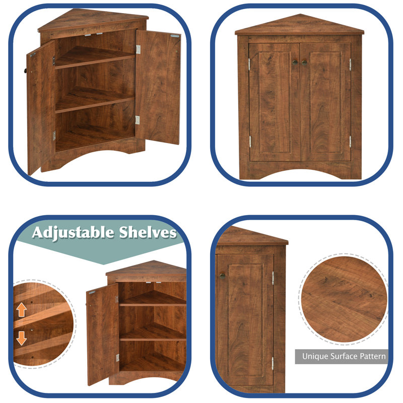 Armoire de salle de bain, Brun
