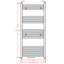 Evans Curved Towel Rail Heated Towel Rails