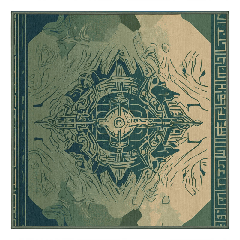 Mystic Relic Rug, Square 3'