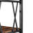 Industrial 2-Tier Side Table With Storage Shelf