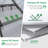 6X10ft Walk-In Outdoor Greenhouse - Polycarbonate Garden Greenhouse With Sturdy Aluminum Frame, Adjustable Vents, Lockable Door & UV Protection For Backyard-125343864-125343870