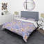Ensemble de housse de couette à style mid-century floral botanique-40703258