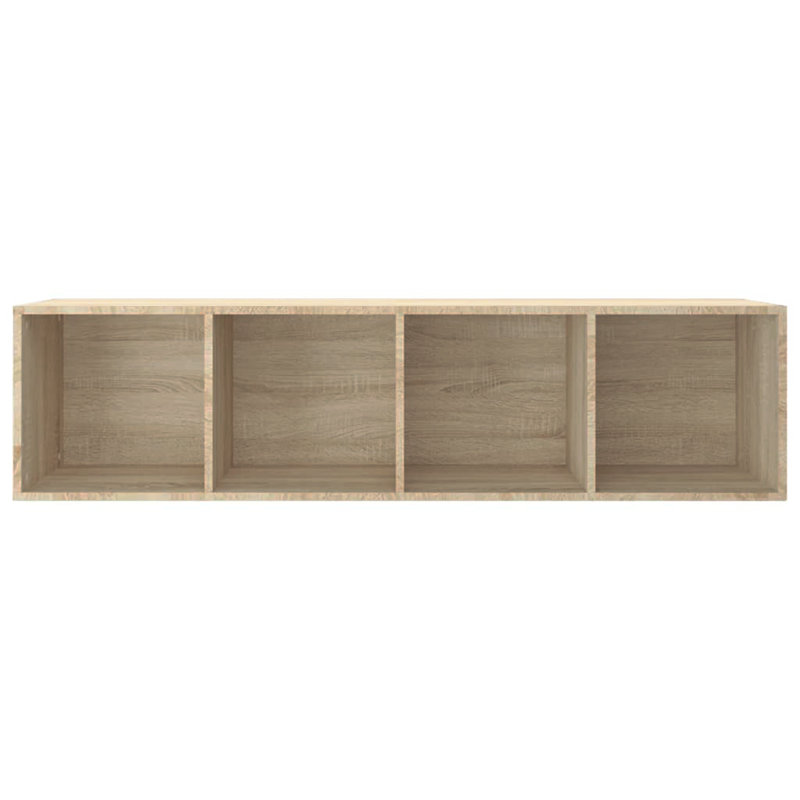 Athema Standard Bookcase, Sonoma Oak, (4 Shelves) 143cmH x 36cmW x 30cmD