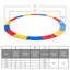Coussin de remplacement pour trampoline rond de protection universelle en mousse EPE de Yescom-66639400-103563324