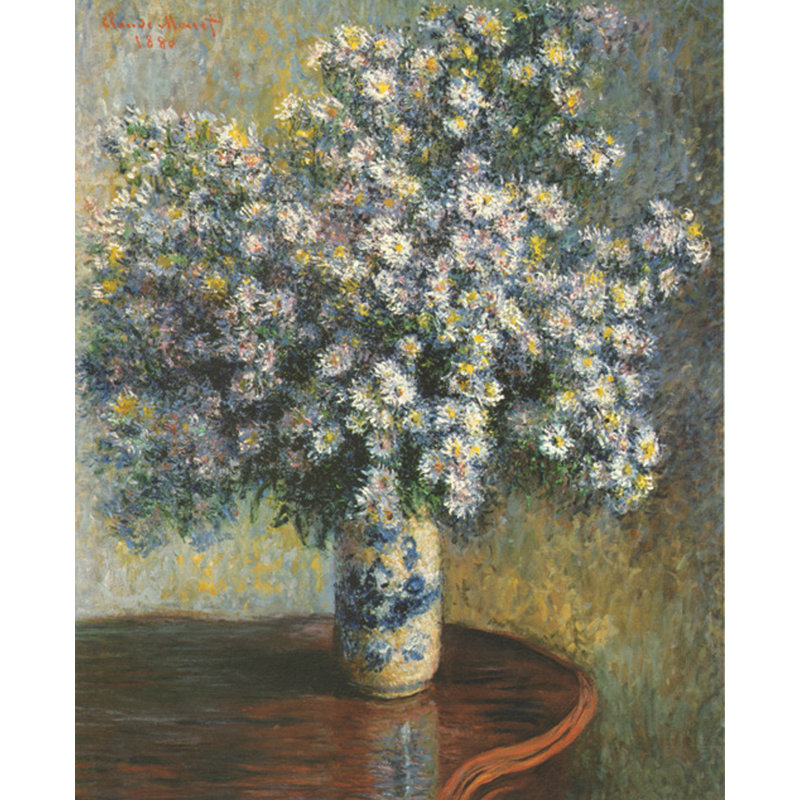 Asters, 1880, 24" H x 19" W
