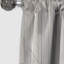 Parallels gris et blanc platine - Rideau Shapes - Rideau abstrait occultant - 1 panneau-107631250