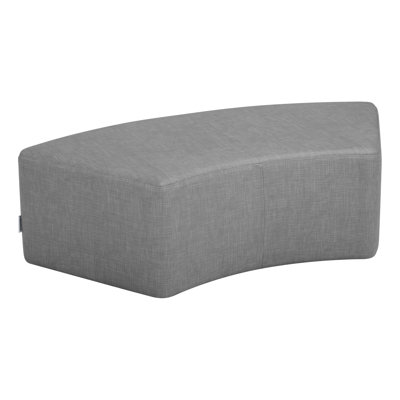 Shapes Series II Modular Collaborative Soft Seating S-Curve Stool with Foam Padded Seat