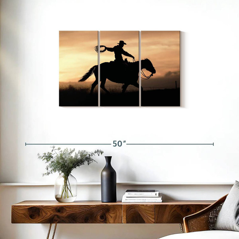 Lelar Rope And Ride I, 20" H x 33" W