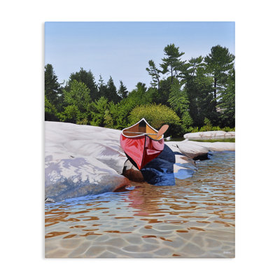 Toile Canoe at Water's Edge, conception par Kenneth M Kirsch