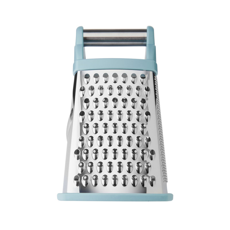 KitchenAid® Gourmet Râpe en acier inoxydable avec contenant de rangement amovible, Blue