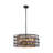 Adjustable Industrial Farmhouse Drum Pendant Light-2136548509