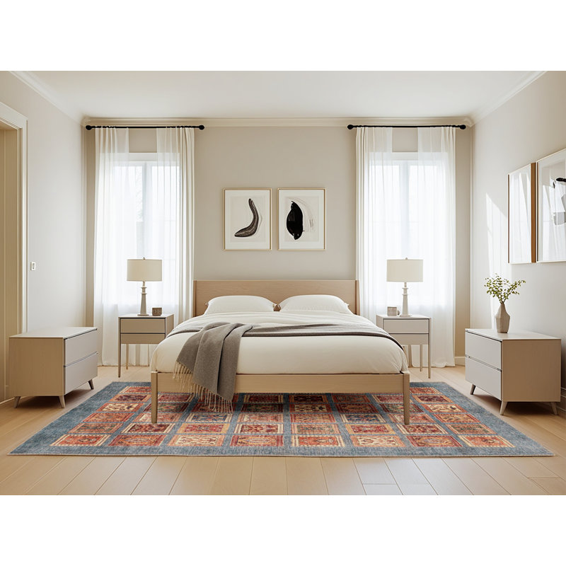 Tapis abstrait moderne 3733ABS3747, Rectangle de 5 pi x 8 pi