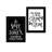 "Clean/Shower Together" 2-Piece Vignette By Fearfully Made Creations, Ready To Hang Framed Print