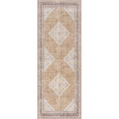 Tapis brun Albar