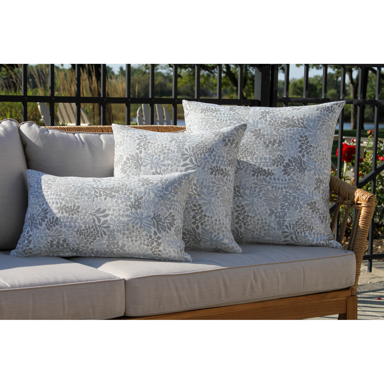Edan Pillow, 16"H x 16"W
