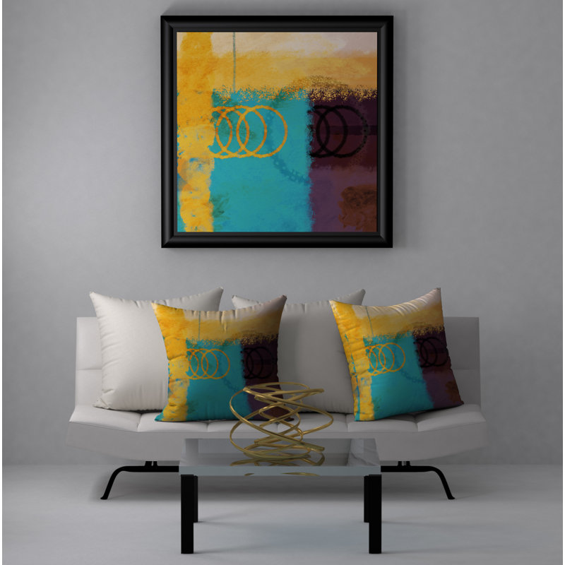 Housse de coussin décorative carrée indémodable, 24 po x 24 po