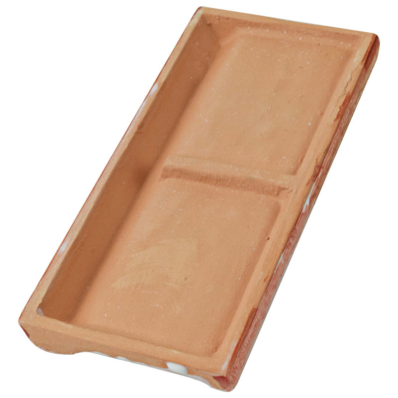Novecento Cenefa Evoli 5.1" x 2.6" Glossy Ceramic Bullnose Tile Trim in White/Pink