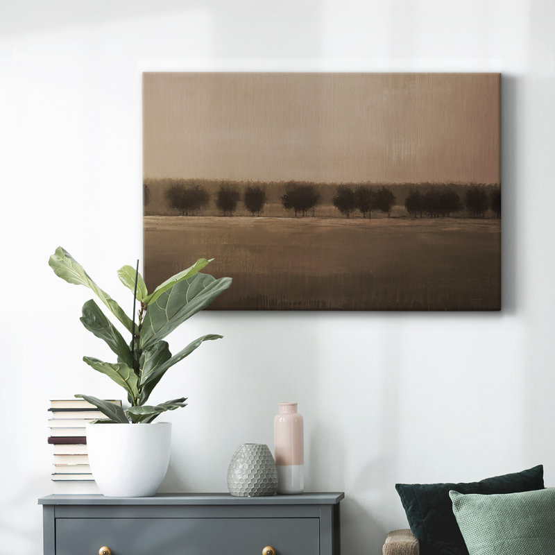 Morning Glory V1-Gallery Wrapped Canvas, 12" H x 18" W