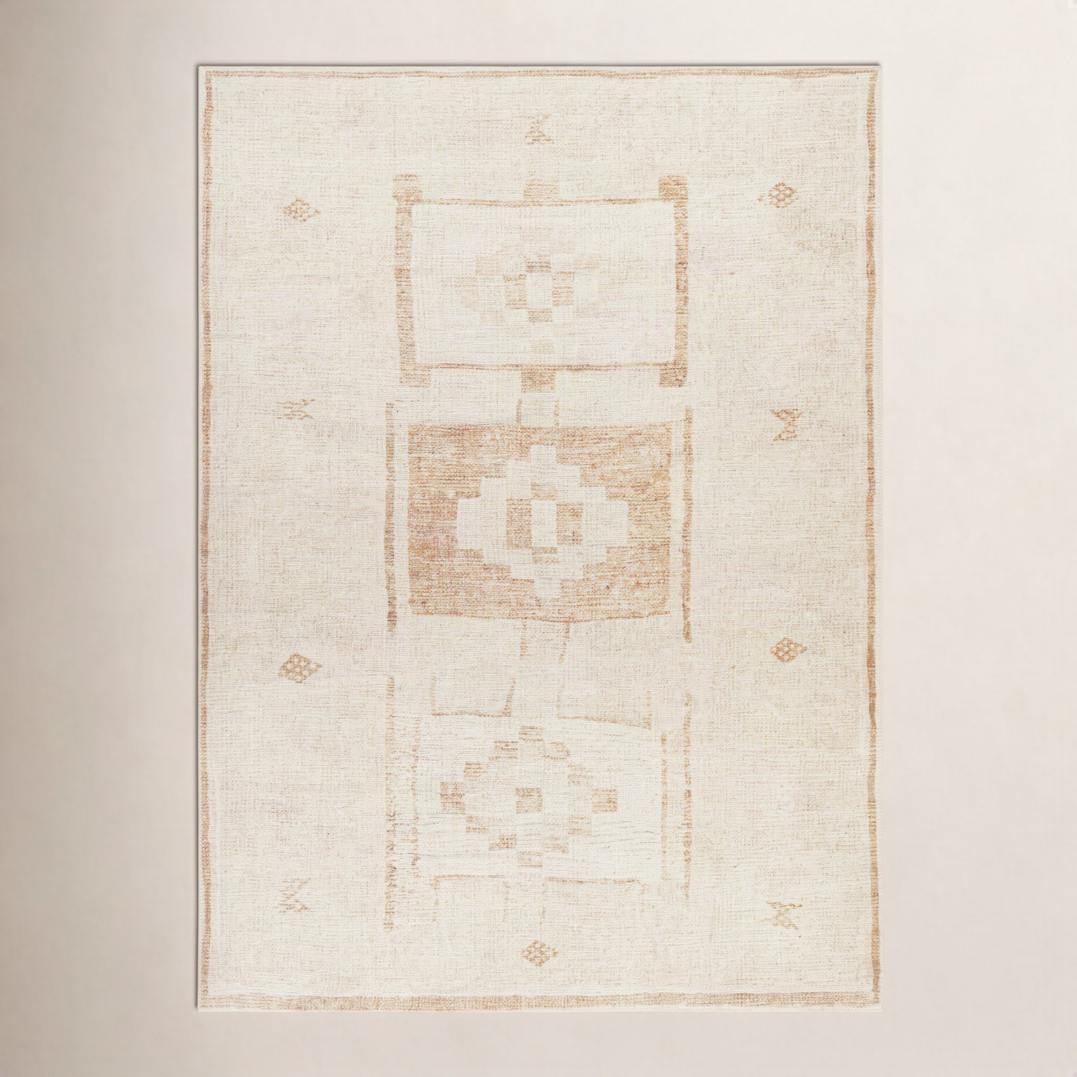 Becki Owens x Livabliss Solana Oak Ivory Rug, Rectangle 9'2" x 12'