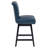 George Oliver Counter Stools,26" 360 Free Swivel Bar Stools,Modern Counter Height Bar Stools With Upholstered And High-Back,Wooden Barstool For Kitchen Island And Counter Height,Set Of 1,PU Leather-756766125