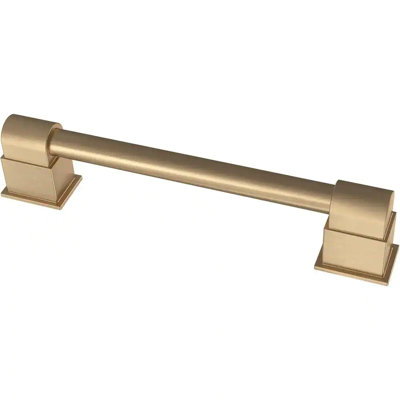 (5 Pack) 4 or 5-1/16 inch Dual Mount Deco Pull Champagne Bronze