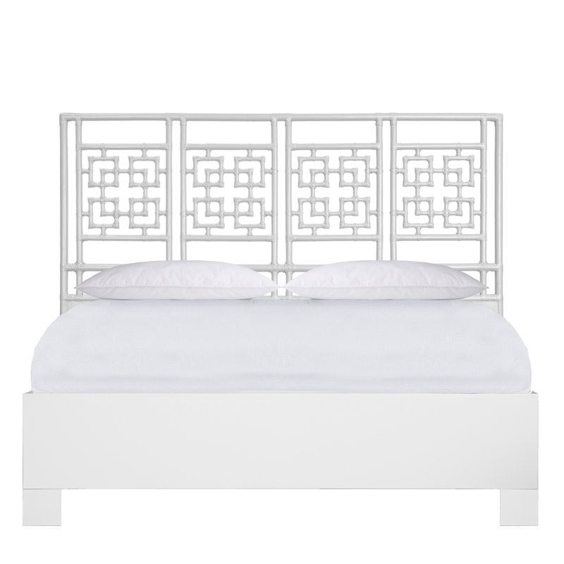 Palm Springs Low Profile Standard Bed, King, White