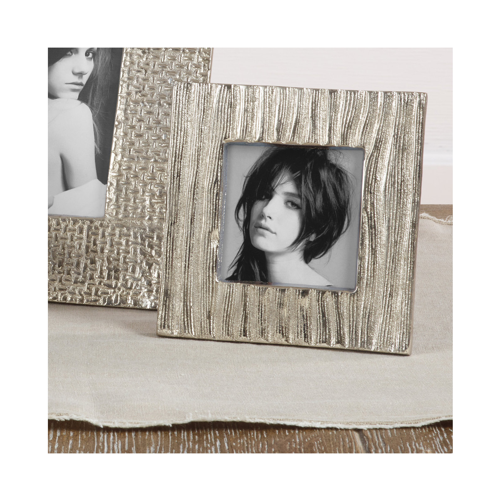Quezada Silver Embossed Picture Frame