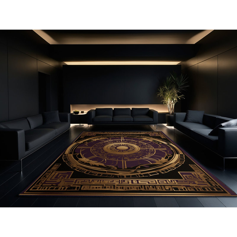 Gilded Era Rug, Square 3'