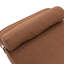 Brun foncé avec angles réglables et coussin de dossier. Offre un confort exceptionnel. Espace pliable. Prêt à l'emploi. Lin artisanal, coton et fer à repasser. Coussin décoratif adapté.