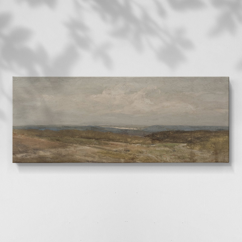 Série paysage - MCXV - Toile tendue avec châssis - Prêt à accrocher, H 12 po x l 30 po