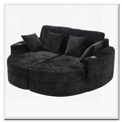 Canapé de chaise longue à compression complète