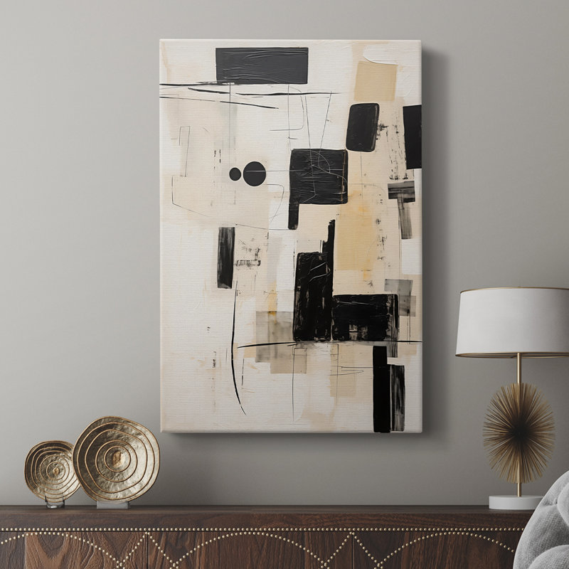 ABSTRACT Series CCGLX-III - Cavas de galerie sur mesure, H 18 po x l 12 po