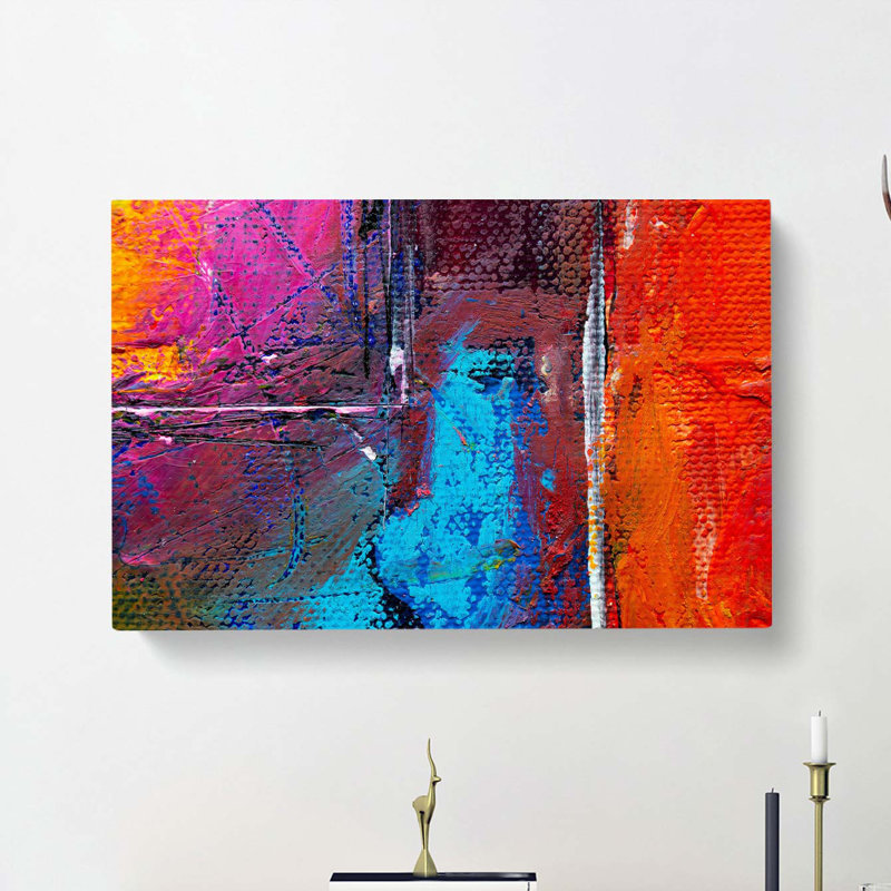 Abstract Art Painting Vol.395 by S.Johnson - Wrapped Canvas, 40cm H x 60cm W x 3cm D