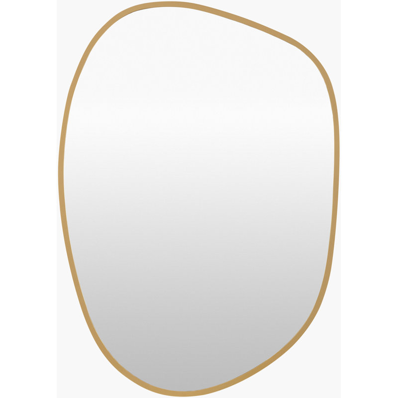 Miroir Pebble, 31"H x 43"W, Gold