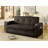 Transitional Style Button Tufted Futon Sofa