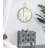 Iron Frame Vertical Round Mirror-37721310