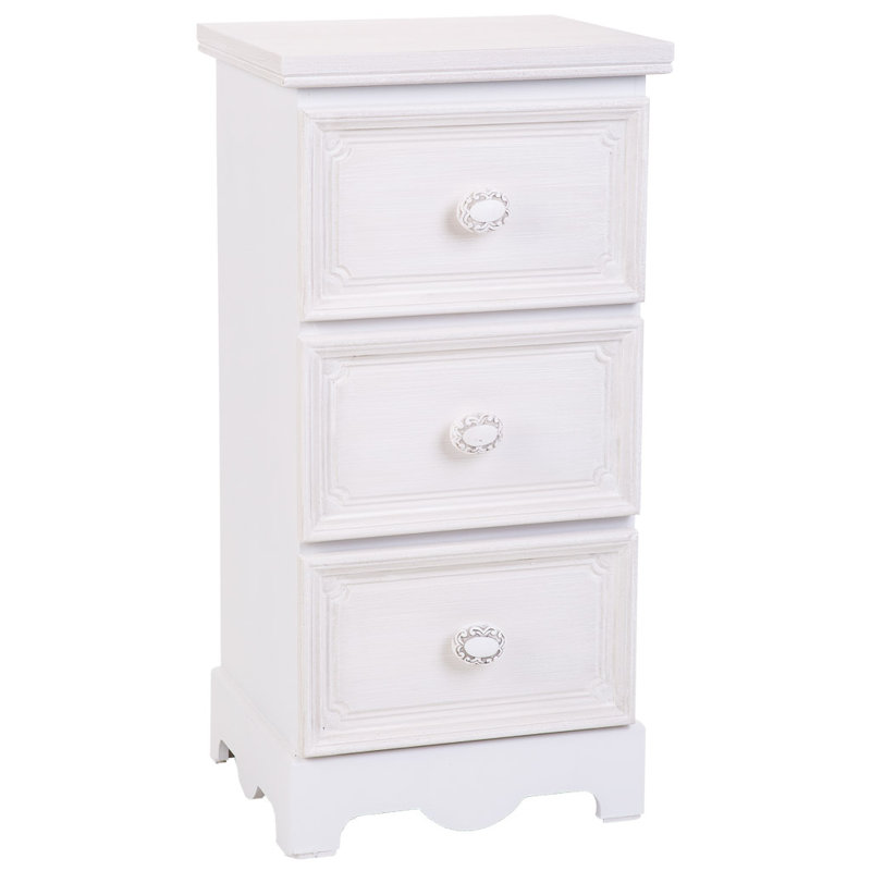 Aahir 31cm W Manufactured Wood Bedside Table