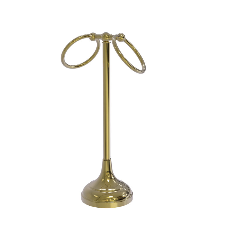 Marnell Countertop Towel Stand, Unlacquered Brass