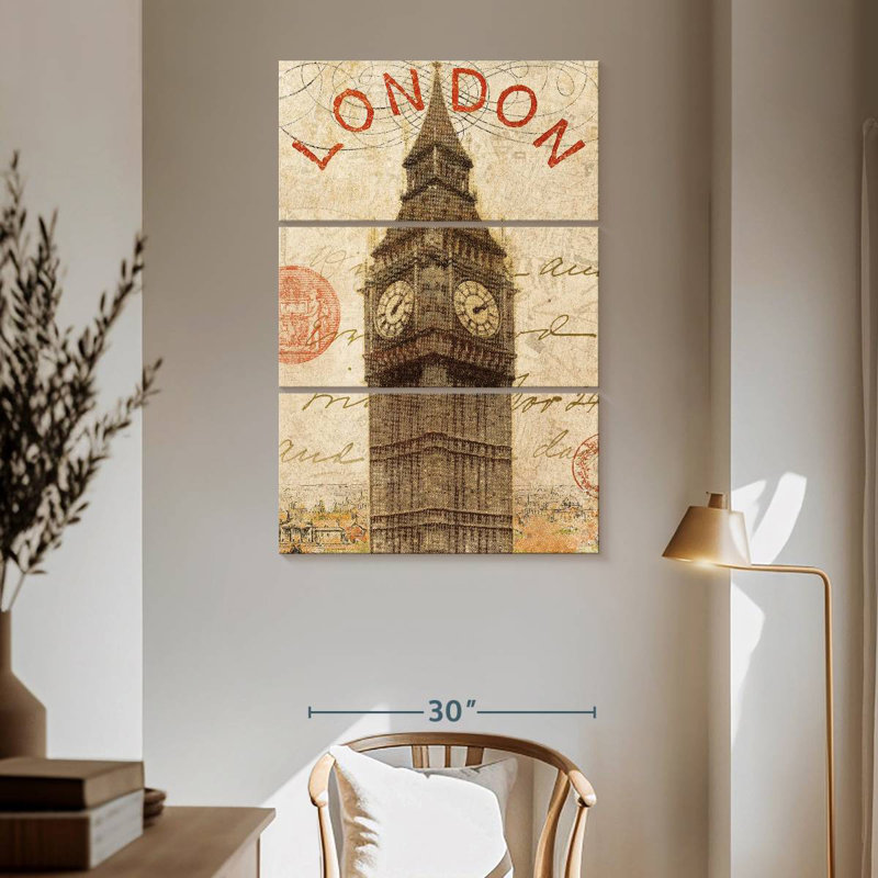 Masam Letter From London, 65" H x 42" W
