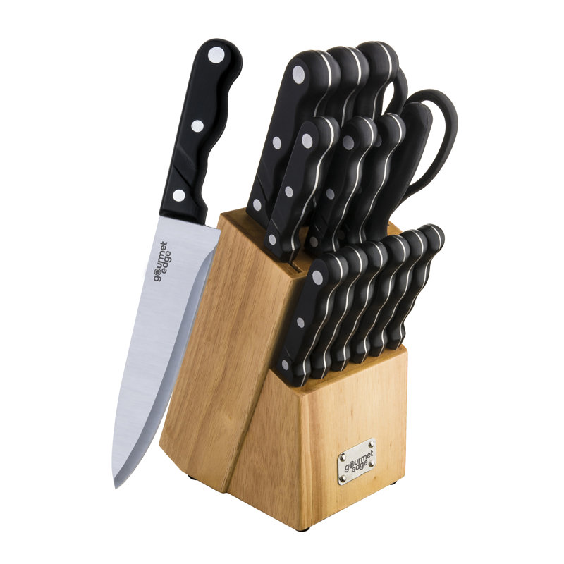 Gourmet Edge 15 Piece High Carbon Stainless Steel Chef's Knife