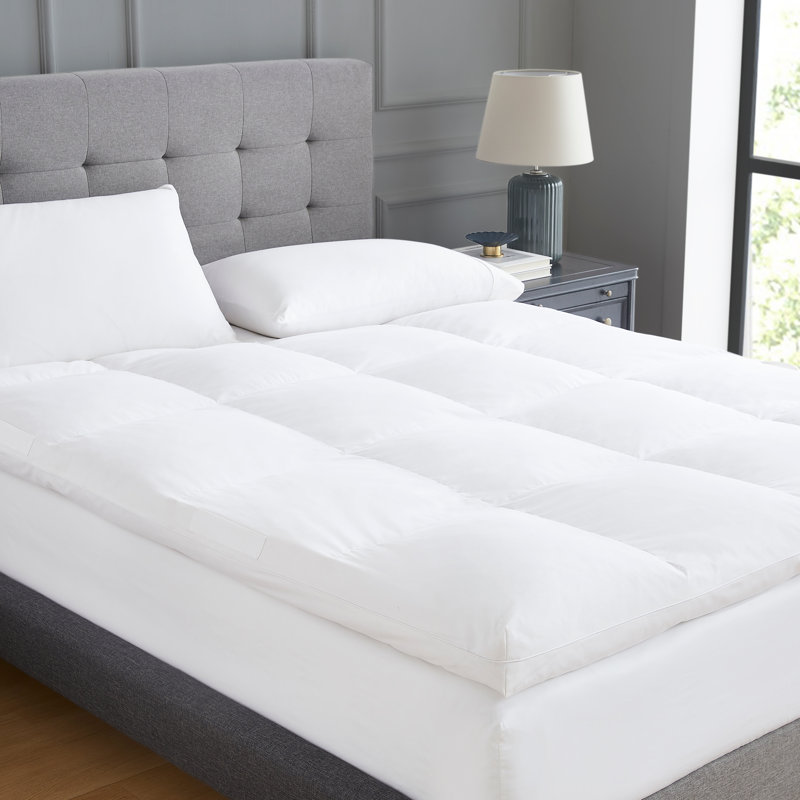 Feather Bed with Handles (Hypoallergenic) 3" Mattress Topper, Queen