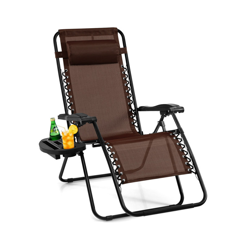 Bengt Folding Zero Gravity Chair, Taupe