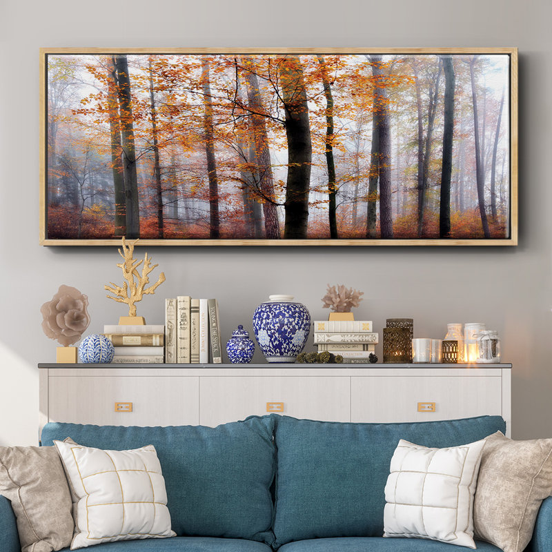 Lost in the Forest- Framed Canvas, 8" H x 20" W