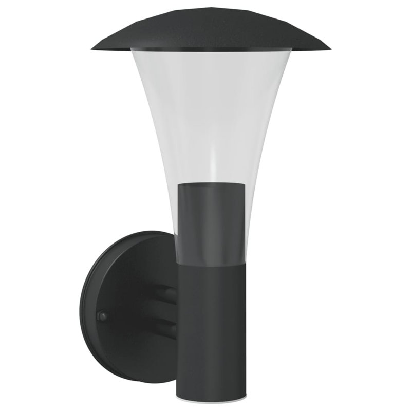 Darry Plug-in 1 Light Outdoor Wall Light, Black