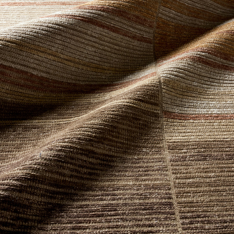 Jaipur Living Julisa BEZ07 Handknot Striped Tan/Brown Area Rug (10'X14'), Runner 3' x 10'