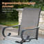Chaise de patio d'extérieur pivotante en textilène-1809008126