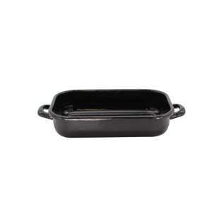 Karl Krüger Enamel Square Pan Black